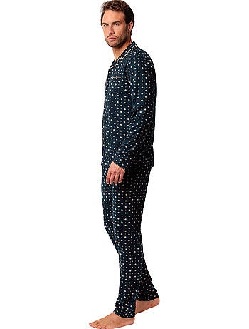 ADMAS CLASSIC Pijama Manga Larga Abierto Classic Tie para Hombre