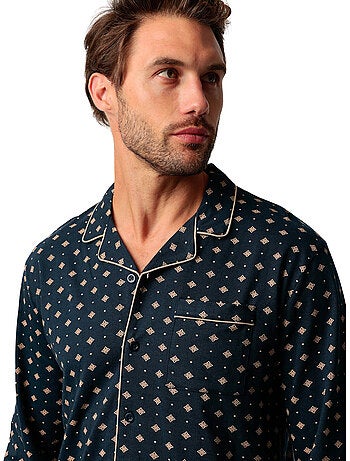 ADMAS CLASSIC Pijama Manga Larga Abierto Classic Tie para Hombre