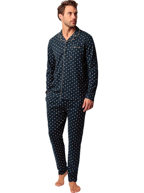ADMAS CLASSIC Pijama Manga Larga Abierto Classic Tie para Hombre - Kiabi ADMAS CLASSIC Pijama Manga Larga Abierto Classic Tie para Hombre - Kiabi