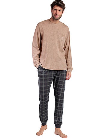 ADMAS CLASSIC Pijama Manga Larga Cinnamon para Hombre