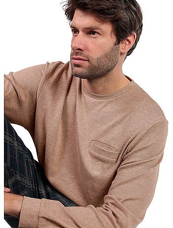 ADMAS CLASSIC Pijama Manga Larga Cinnamon para Hombre
