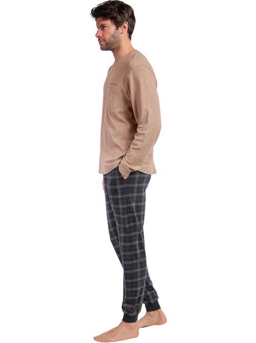 ADMAS CLASSIC Pijama Manga Larga Cinnamon para Hombre - Kiabi ADMAS CLASSIC Pijama Manga Larga Cinnamon para Hombre - Kiabi