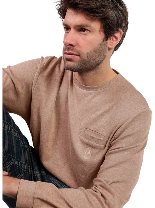 ADMAS CLASSIC Pijama Manga Larga Cinnamon para Hombre - Kiabi ADMAS CLASSIC Pijama Manga Larga Cinnamon para Hombre - Kiabi