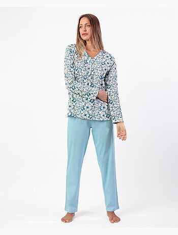 ADMAS CLASSIC Pijama Manga Larga Classic Cachemire para Mujer