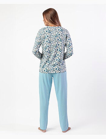 ADMAS CLASSIC Pijama Manga Larga Classic Cachemire para Mujer