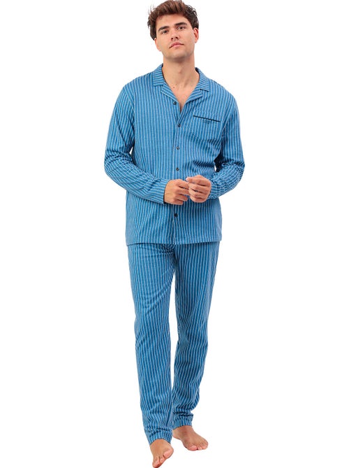 ADMAS CLASSIC Pijama Manga Larga Classic Stripe para Hombre - Kiabi
