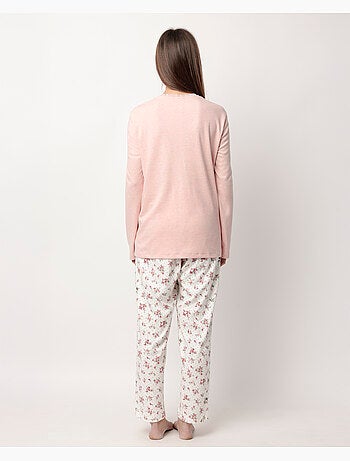 ADMAS CLASSIC Pijama Manga Larga Dots & Flowers para Mujer