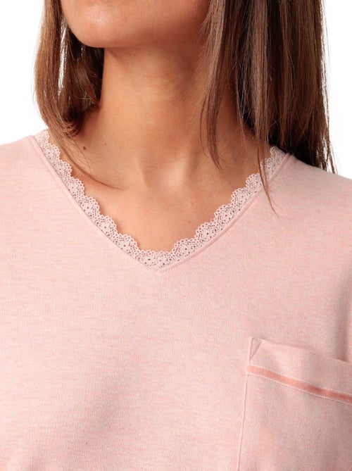 Admas classic pijama manga larga dots & flowers para mujer - Kiabi Admas classic pijama manga larga dots & flowers para mujer - Kiabi