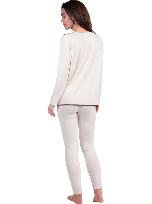 ADMAS CLASSIC Pijama Manga Larga Elegant At Home para Mujer - Kiabi ADMAS CLASSIC Pijama Manga Larga Elegant At Home para Mujer - Kiabi