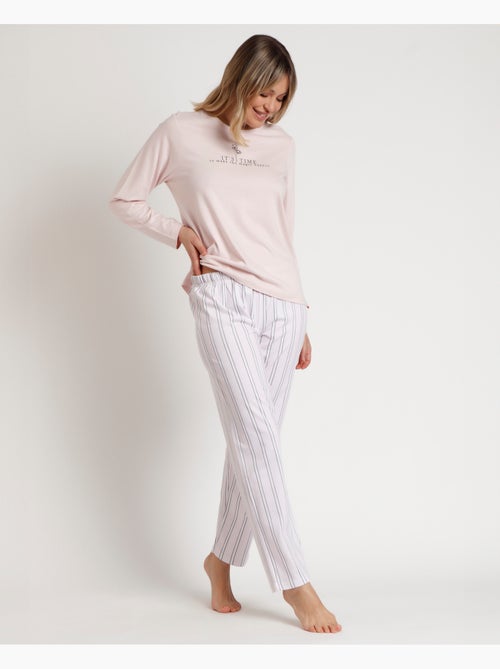 ADMAS CLASSIC Pijama Manga Larga Magic Time para Mujer - Kiabi ADMAS CLASSIC Pijama Manga Larga Magic Time para Mujer - Kiabi