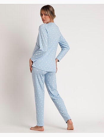 ADMAS CLASSIC Pijama Manga Larga Maternity Nubes para Mujer