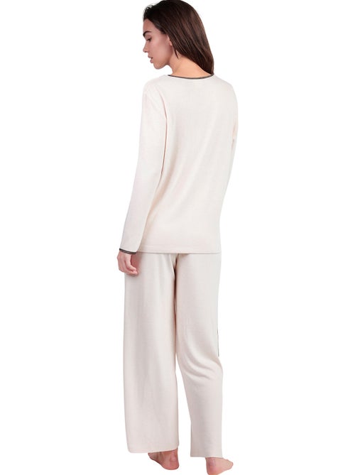 ADMAS CLASSIC Pijama Manga Larga Pico Elegant At Home para Mujer - Kiabi ADMAS CLASSIC Pijama Manga Larga Pico Elegant At Home para Mujer - Kiabi