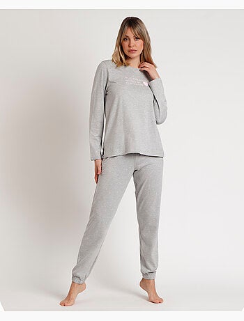 ADMAS CLASSIC Pijama Manga Larga Pink Hearts para Mujer