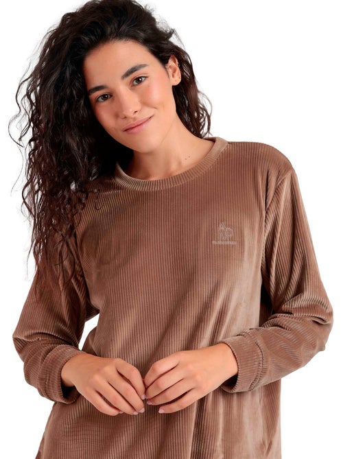 ADMAS CLASSIC Pijama Manga Larga Rayas Relax Home para Mujer - Kiabi ADMAS CLASSIC Pijama Manga Larga Rayas Relax Home para Mujer - Kiabi