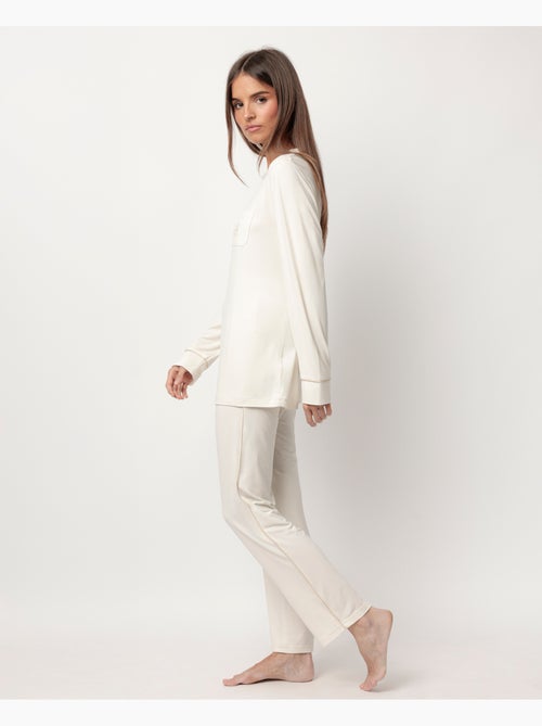 ADMAS CLASSIC Pijama Manga Larga Soft Sleep para Mujer - Kiabi ADMAS CLASSIC Pijama Manga Larga Soft Sleep para Mujer - Kiabi