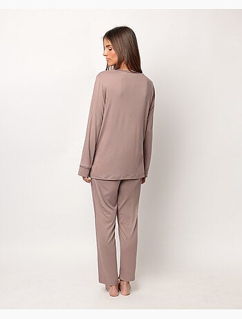 ADMAS CLASSIC Pijama Manga Larga Soft Sleep para Mujer