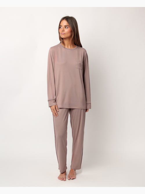 ADMAS CLASSIC Pijama Manga Larga Soft Sleep para Mujer - Kiabi