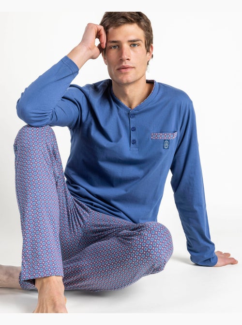 ADMAS CLASSIC Pijama Manga Larga Sterling para Hombre - Kiabi ADMAS CLASSIC Pijama Manga Larga Sterling para Hombre - Kiabi