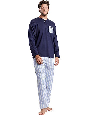 ADMAS CLASSIC Pijama Manga Larga Stripest para Hombre