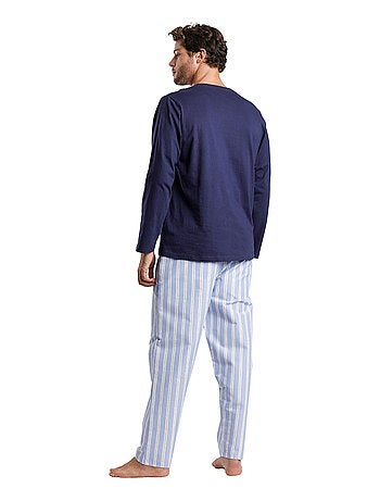ADMAS CLASSIC Pijama Manga Larga Stripest para Hombre