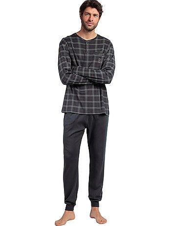 ADMAS CLASSIC Pijama Manga Larga Tapeta Cinnamon para Hombre
