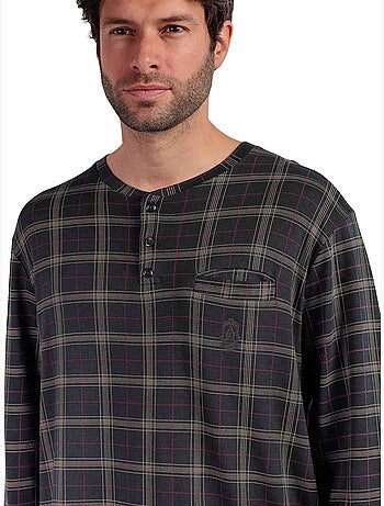 ADMAS CLASSIC Pijama Manga Larga Tapeta Cinnamon para Hombre