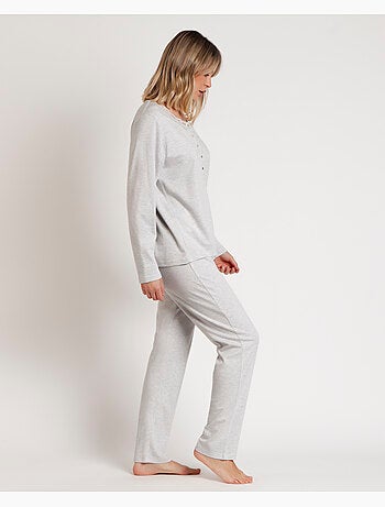 ADMAS CLASSIC Pijama Manga Larga Tapeta Classic Soft para Mujer