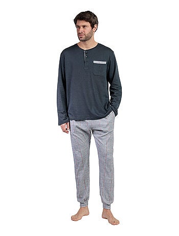 ADMAS CLASSIC Pijama Manga Larga Tapeta Harris para Hombre