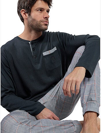 ADMAS CLASSIC Pijama Manga Larga Tapeta Harris para Hombre
