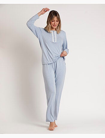ADMAS CLASSIC Pijama Manga Larga Tapeta Soft Hearts para Mujer
