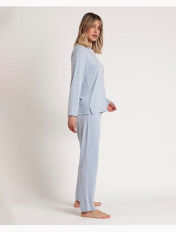 ADMAS CLASSIC Pijama Manga Larga Tapeta Soft Hearts para Mujer