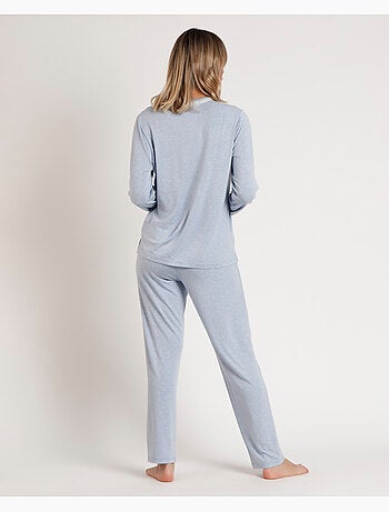ADMAS CLASSIC Pijama Manga Larga Tapeta Soft Hearts para Mujer