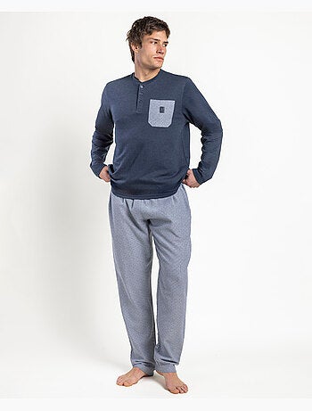 ADMAS CLASSIC Pijama Manga Larga Tapeta Stone para Hombre