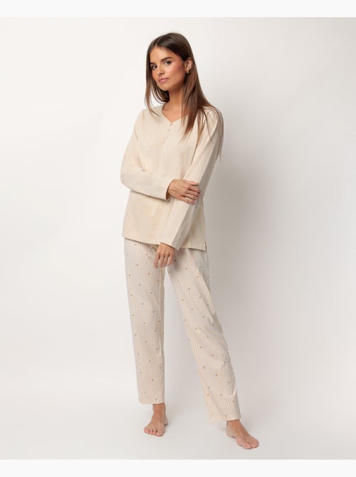ADMAS CLASSIC Pijama Manga Larga Tapeta Stripes And Stars para Mujer - Kiabi ADMAS CLASSIC Pijama Manga Larga Tapeta Stripes And Stars para Mujer - Kiabi