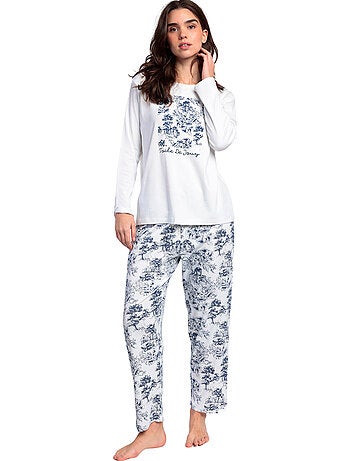 ADMAS CLASSIC Pijama Manga Larga Toile De Jouy para Mujer