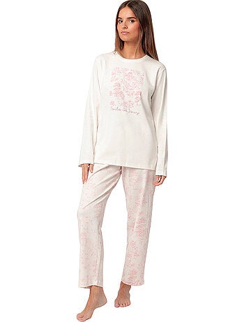 ADMAS CLASSIC Pijama Manga Larga Toile De Jouy para Mujer