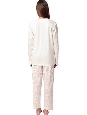 ADMAS CLASSIC Pijama Manga Larga Toile De Jouy para Mujer