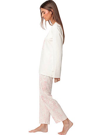 ADMAS CLASSIC Pijama Manga Larga Toile De Jouy para Mujer