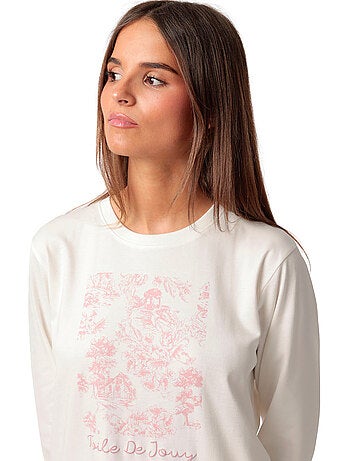 ADMAS CLASSIC Pijama Manga Larga Toile De Jouy para Mujer