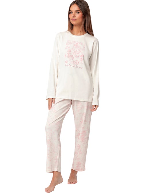 ADMAS CLASSIC Pijama Manga Larga Toile De Jouy para Mujer - Kiabi ADMAS CLASSIC Pijama Manga Larga Toile De Jouy para Mujer - Kiabi
