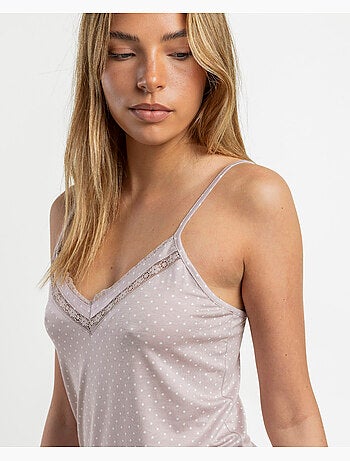 ADMAS CLASSIC Pijama Tirantes Dots Lace para Mujer