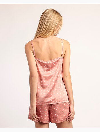 ADMAS CLASSIC Pijama Tirantes Satinado Bloom Dots para Mujer
