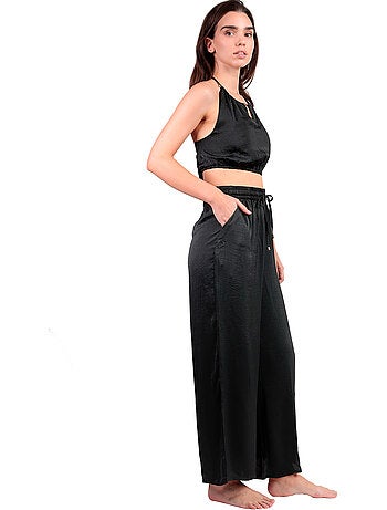 ADMAS Conjunto Top + Pantalón Satinee Beach para Mujer