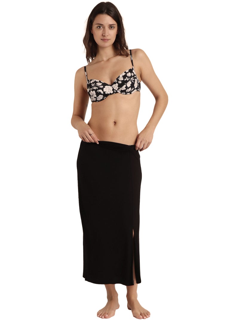 ADMAS Falda Playa Black para Mujer Negro - Kiabi