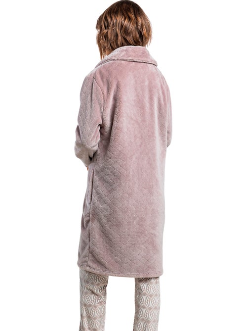 ADMAS GARDEN Bata Calentita Manga Larga Night Garden para Mujer - Kiabi ADMAS GARDEN Bata Calentita Manga Larga Night Garden para Mujer - Kiabi