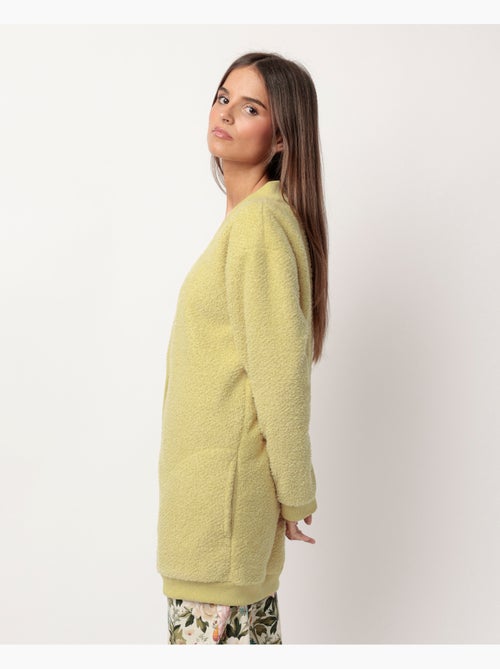 ADMAS GARDEN Bata Manga Larga Calentita Cretona para Mujer - Kiabi ADMAS GARDEN Bata Manga Larga Calentita Cretona para Mujer - Kiabi