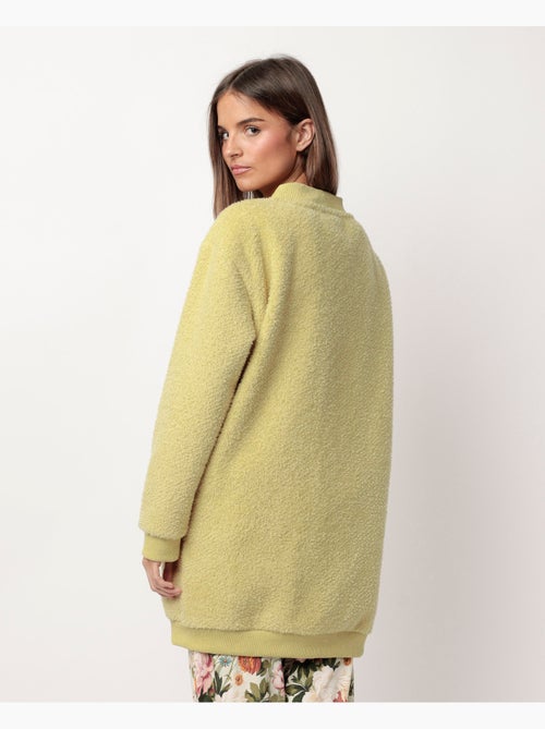 ADMAS GARDEN Bata Manga Larga Calentita Cretona para Mujer - Kiabi ADMAS GARDEN Bata Manga Larga Calentita Cretona para Mujer - Kiabi