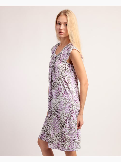 ADMAS GARDEN Camisola Manga Caída Animal Print Pink para Mujer - Kiabi