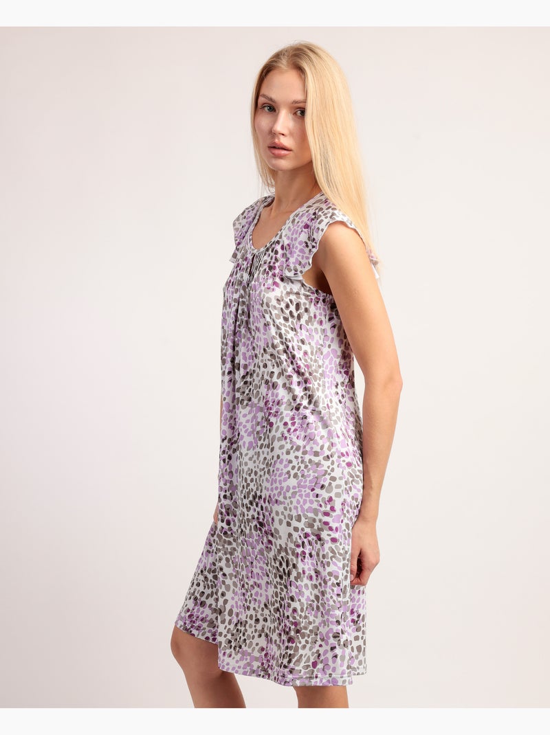 ADMAS GARDEN Camisola Manga Caída Animal Print Pink para Mujer Negro/Piel - Kiabi