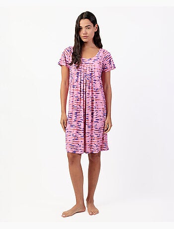 ADMAS GARDEN Camisola Manga Caída Pink Tiger para Mujer